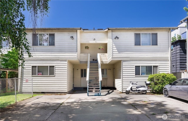 8530 Nesbit Ave N, Seattle, WA 98103 - view of front facade with stairway and crawl space
