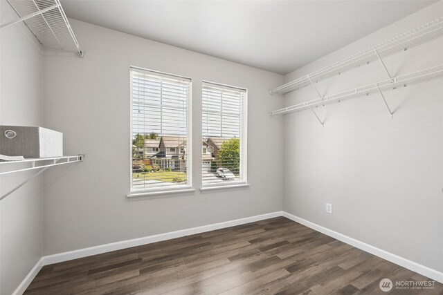 18216 80th Ave E, Puyallup, WA 98375 - spacious closet with dark wood finished floors