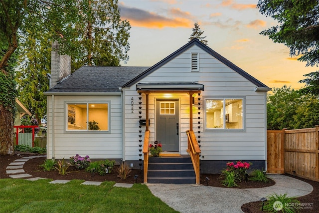4022 N 19th St, Tacoma, WA 98406 - bungalow-style house with a chimney