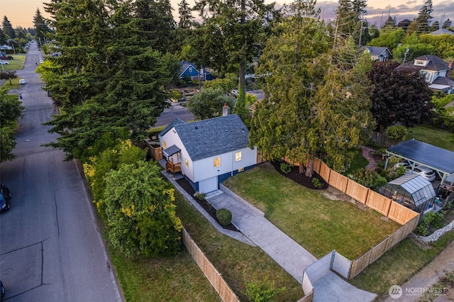 4022 N 19th St, Tacoma, WA 98406 - view of aerial view at dusk