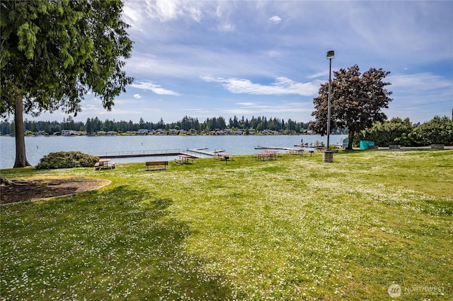 6214 207th Ave E, Bonney Lake, WA 98391 - view of green lawn featuring a water view