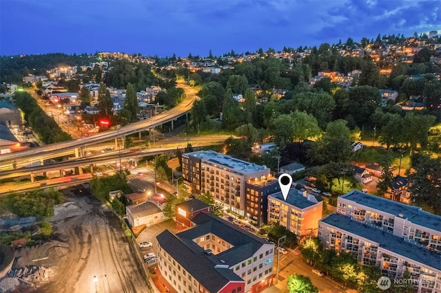 3318 30th Ave SW Unit A502, Seattle, WA 98126 - drone / aerial view