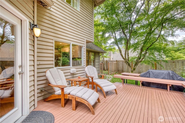 22233 NE 23rd St, Sammamish, WA 98074 - wooden deck with a fenced backyard