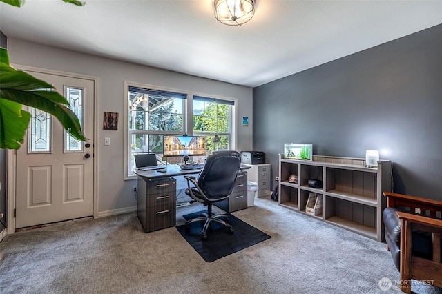 10303 Ski Hill Dr, Leavenworth, WA 98826 - carpeted office space featuring baseboards