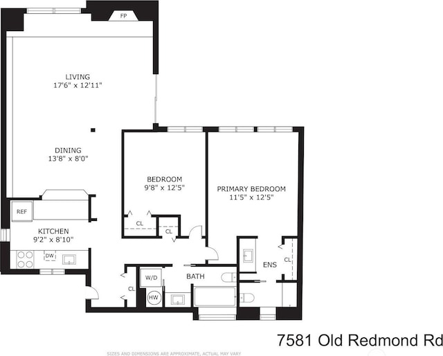 7581 Old Redmond Rd # 4, Redmond, WA 98052 - property floor plan