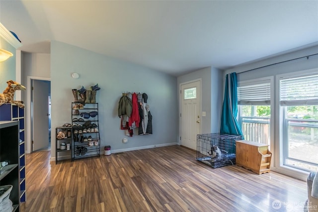 16016 11th Ave E, Tacoma, WA 98445 - entryway with wood finished floors and baseboards