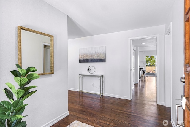 5030 155th Pl SE, Bellevue, WA 98006 - hall featuring wood finished floors and baseboards