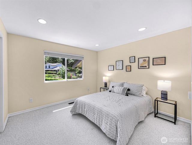 5030 155th Pl SE, Bellevue, WA 98006 - carpeted bedroom featuring recessed lighting