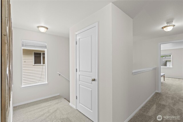 12611 13th Ave SE, Everett, WA 98208 - hallway featuring carpet flooring, an upstairs landing, and baseboards