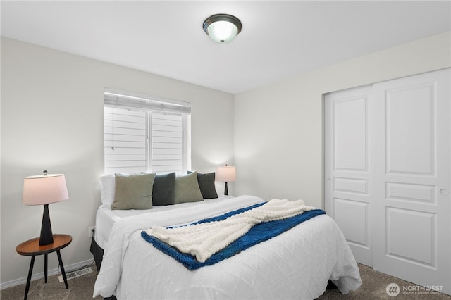 12611 13th Ave SE, Everett, WA 98208 - bedroom with carpet floors, a closet, and baseboards
