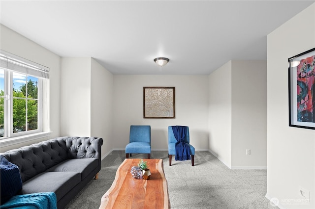 12611 13th Ave SE, Everett, WA 98208 - carpeted living area with baseboards