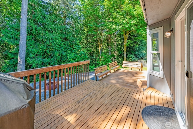 10704 25th Pl NE, Lake Stevens, WA 98258 - view of wooden deck
