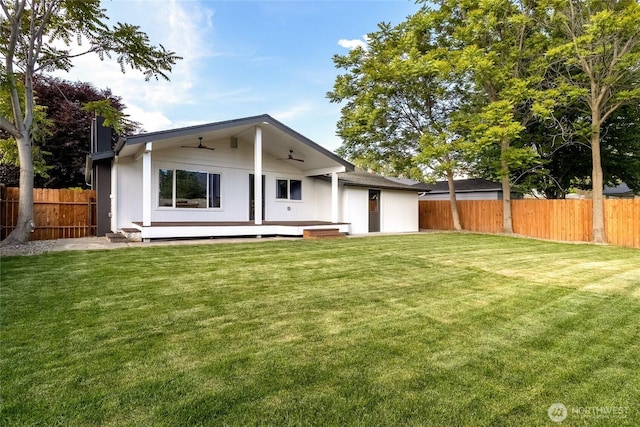 1328 Dakota St, Walla Walla, WA 99362 - back of property featuring a wooden deck