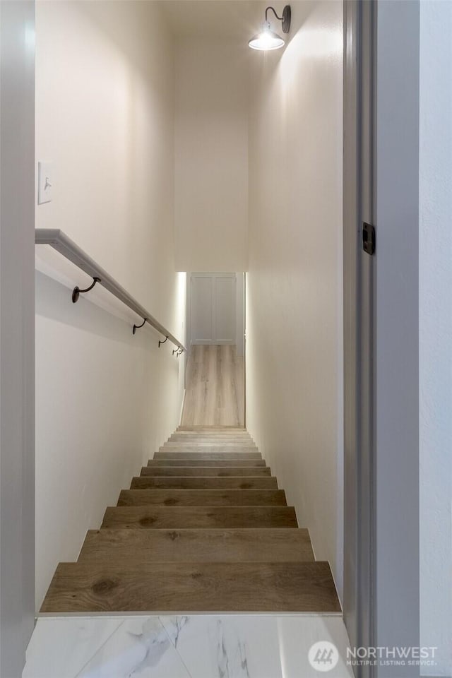 1328 Dakota St, Walla Walla, WA 99362 - stairs with marble finish flooring