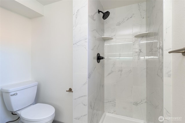 1328 Dakota St, Walla Walla, WA 99362 - full bathroom with a marble finish shower and toilet