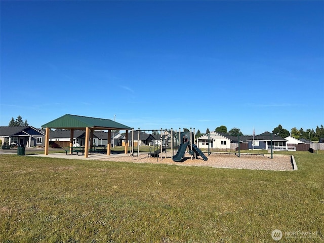 505 Herren Ave, Winlock, WA 98596 - community play area with a gazebo and a yard