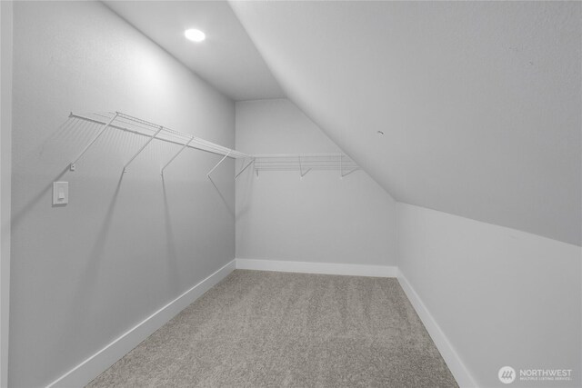 4224 Division Ave W, Bremerton, WA 98312 - walk in closet featuring lofted ceiling and carpet floors