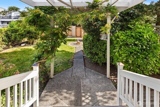3201 SW Genesee St, Seattle, WA 98126 - view of patio
