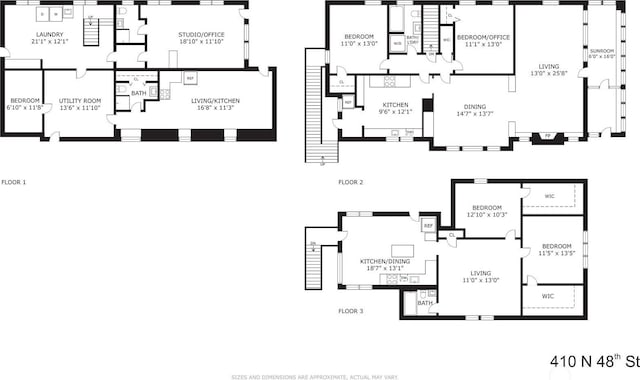 410 N 48th St, Seattle, WA 98103 - room layout