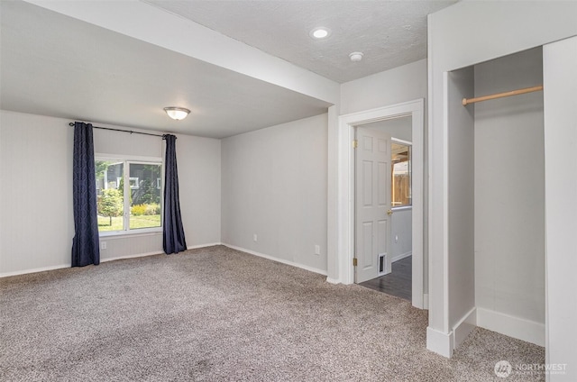 4035 A St, Tacoma, WA 98418 - unfurnished bedroom featuring carpet flooring, baseboards, and a textured ceiling