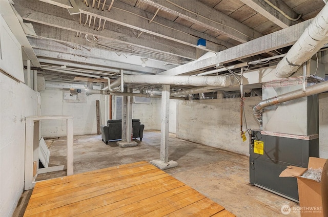 4035 A St, Tacoma, WA 98418 - unfinished below grade area with heating unit