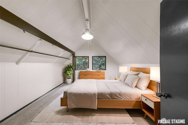 33 N Summit Dr, Bellingham, WA 98229 - bedroom with lofted ceiling and a ceiling fan