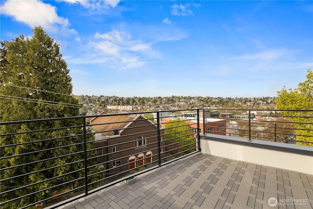 724 N 36th St, Seattle, WA 98103 - view of patio / terrace featuring a balcony