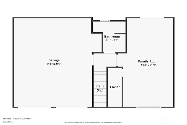 1417 S 263rd Pl, Des Moines, WA 98198 - floor plan / room layout