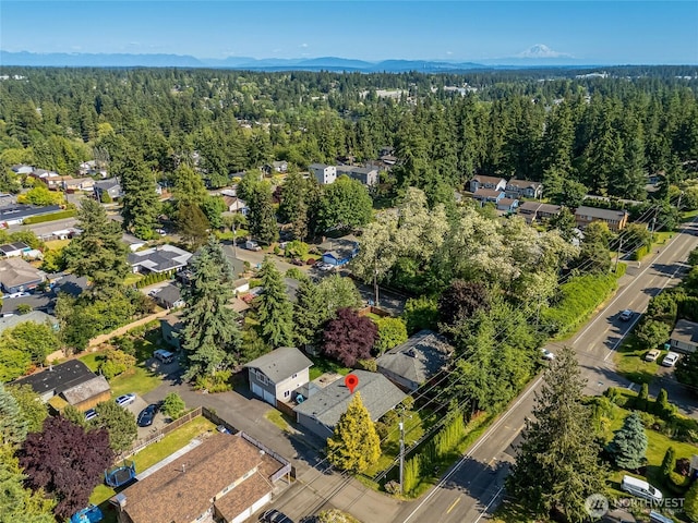 18008 Ashworth Ave N, Shoreline, WA 98133 - drone / aerial view of a heavily wooded area