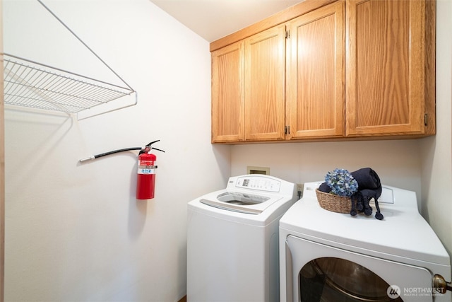 4315 Village Dr Unit B, Bellingham, WA 98226 - washroom featuring separate washer and dryer and cabinet space