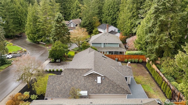 21024 NE 36th St, Sammamish, WA 98074 - view from above of property featuring a forest