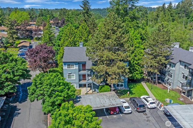 11102 NE 125th Ln Unit K136, Kirkland, WA 98034 - drone / aerial view of a heavily wooded area