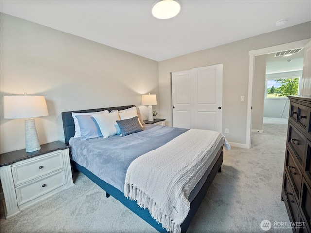 208 Hovey St, Buckley, WA 98321 - bedroom featuring light carpet, baseboards, and a closet