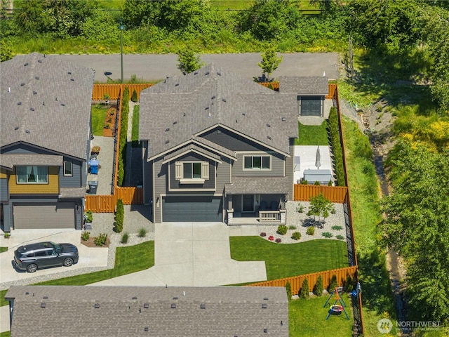208 Hovey St, Buckley, WA 98321 - view from above of property