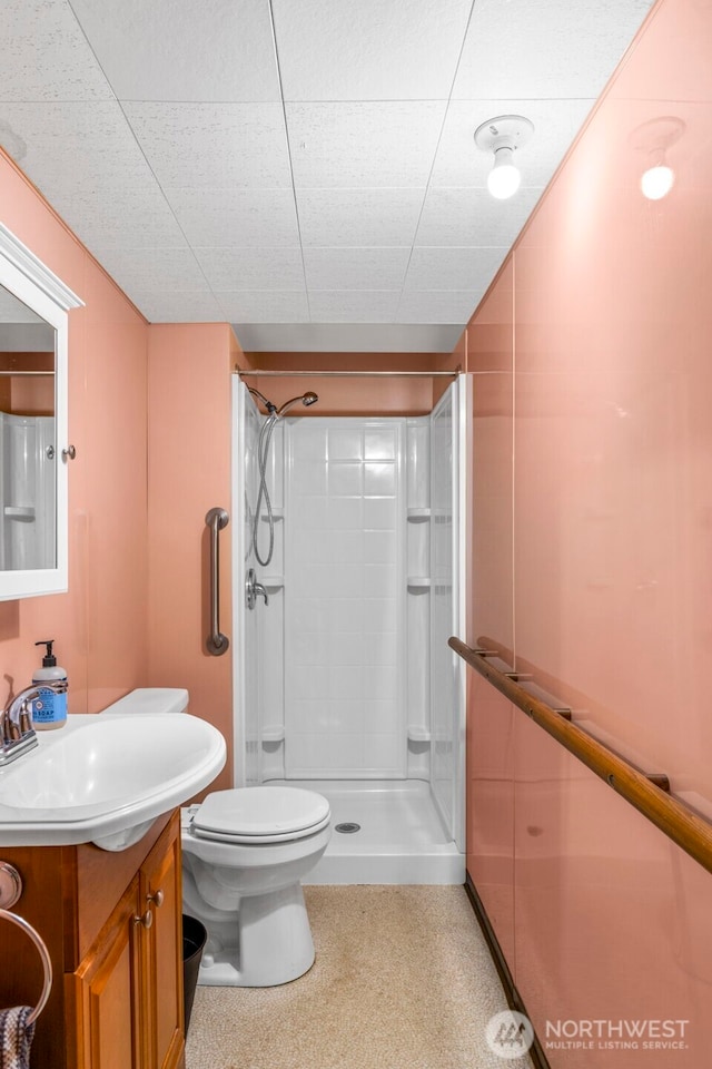 1981 Sequoia St SE, Port Orchard, WA 98366 - full bath featuring vanity, a shower, and toilet