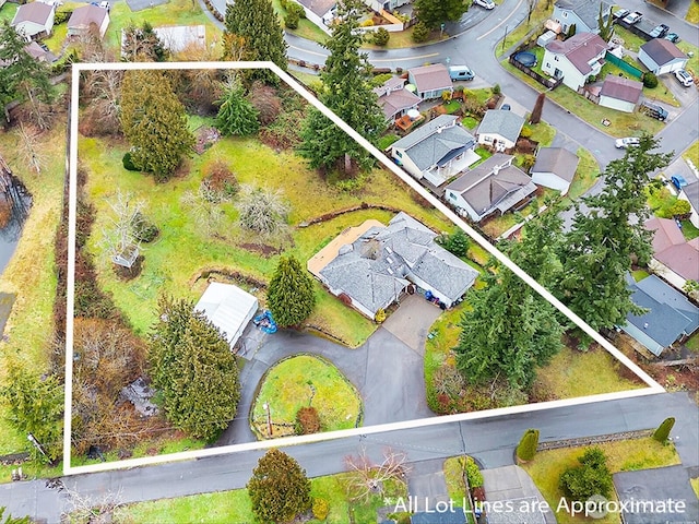 113 E Mcgill Ave, Everett, WA 98208 - aerial view of property's location with nearby suburban area and property boundaries highlighted