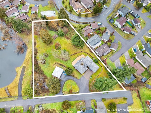 113 E Mcgill Ave, Everett, WA 98208 - aerial perspective of suburban area featuring property boundaries highlighted