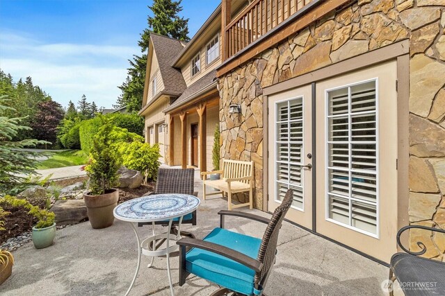 20 Longshore Ln, Bellingham, WA 98229 - view of patio / terrace featuring a balcony