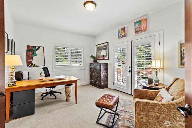 20 Longshore Ln, Bellingham, WA 98229 - home office featuring light colored carpet and baseboards