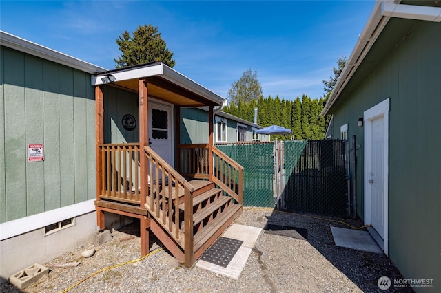 8321 S Main St, Lyman, WA 98263 - doorway to property featuring a gate