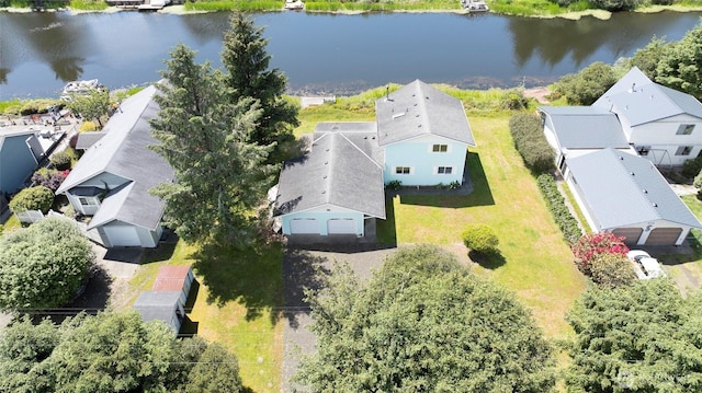 393 Canal Dr SE, Ocean Shores, WA 98569 - aerial view of residential area with a nearby body of water