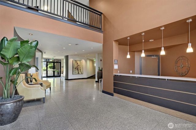 1501 Tacoma Ave S Unit 212, Tacoma, WA 98402 - reception area with a towering ceiling and recessed lighting
