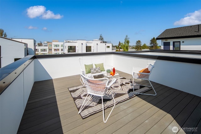 9019A 13th Ave NW, Seattle, WA 98117 - view of wooden terrace