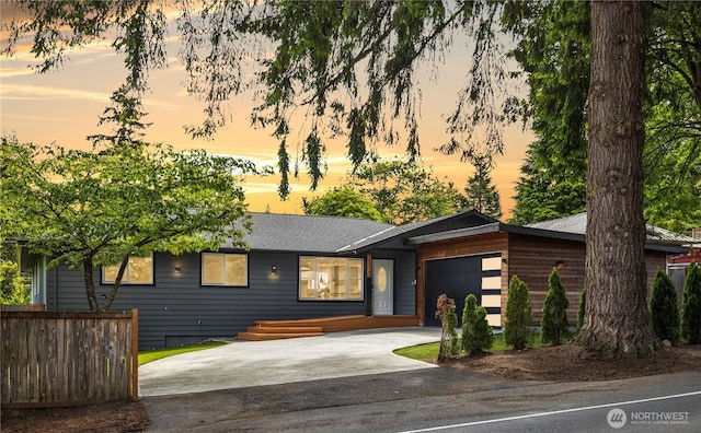 15922 84th Ave NE, Kenmore, WA 98028 - view of front of house featuring a garage and driveway