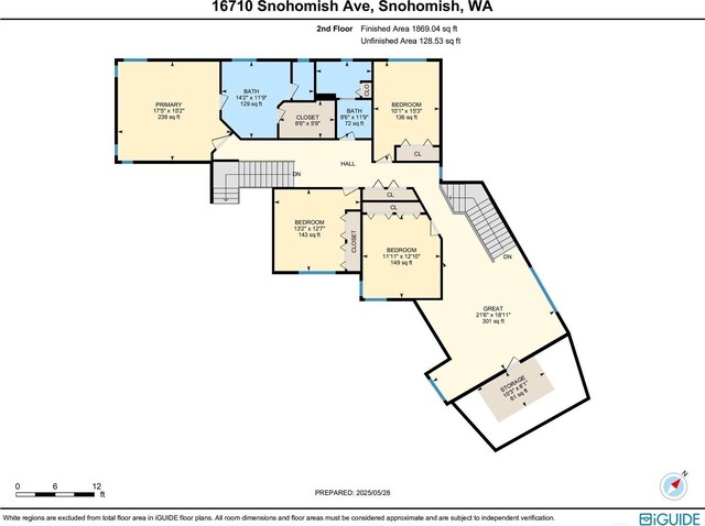 16710 Snohomish Ave, Snohomish, WA 98296 - floor plan / room layout