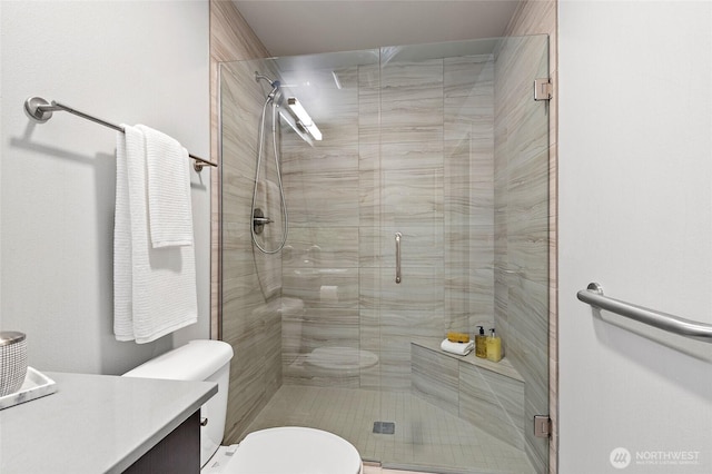 50 Pine St Unit 420, Edmonds, WA 98020 - full bath with toilet, vanity, and a shower stall