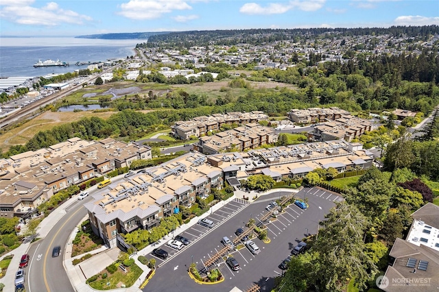 50 Pine St Unit 420, Edmonds, WA 98020 - drone / aerial view of a large body of water
