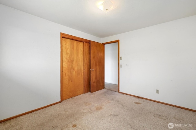 3115 43rd Ave NE, Tacoma, WA 98422 - unfurnished bedroom with carpet, a closet, and baseboards