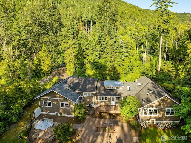 761 Chuckanut Dr, Bellingham, WA 98229 - view of subject property featuring a heavily wooded area