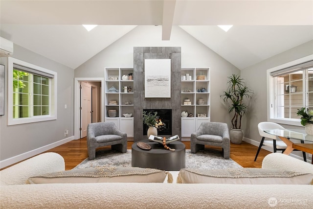 761 Chuckanut Dr, Bellingham, WA 98229 - living area with wood finished floors, healthy amount of natural light, and baseboards